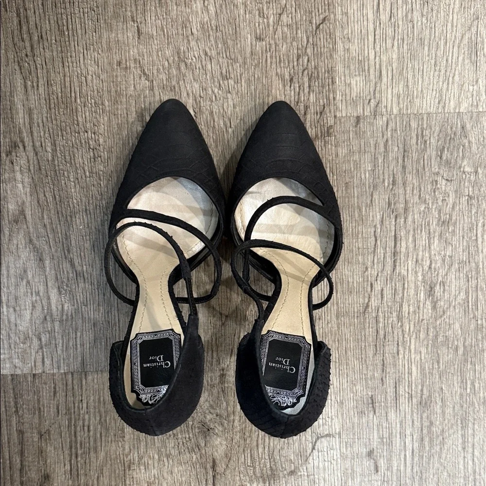 Dior Black Strappy Heels - Picture 5 of 9